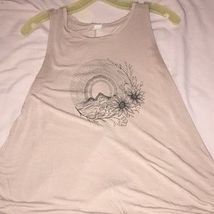 Old Navy dusty pink tank top